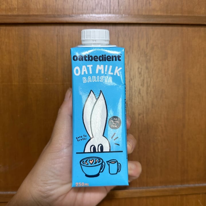 photo of Oatbedient Barista Oat Milk shared by @piggy-egg on  22 Nov 2023 - review
