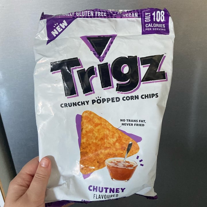 photo of Trigz Crunchy Popped Corn Chips Chutney Flavoured shared by @catherinews on  13 Jan 2024 - review