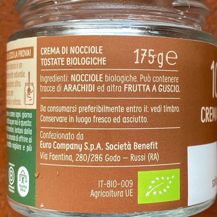 photo of Euro company  100% Crema di Nocciole shared by @antonellaboschi on  22 Apr 2024 - review