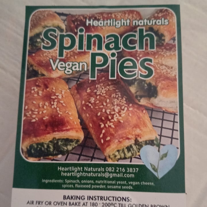 photo of Heartlight Naturals Spinach Pies shared by @wendydee on  05 Feb 2025 - review