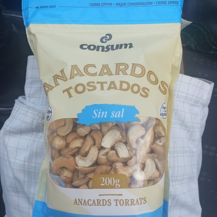 photo of Consum Anacardos tostados sin sal shared by @titoherbito on  03 Oct 2025 - review