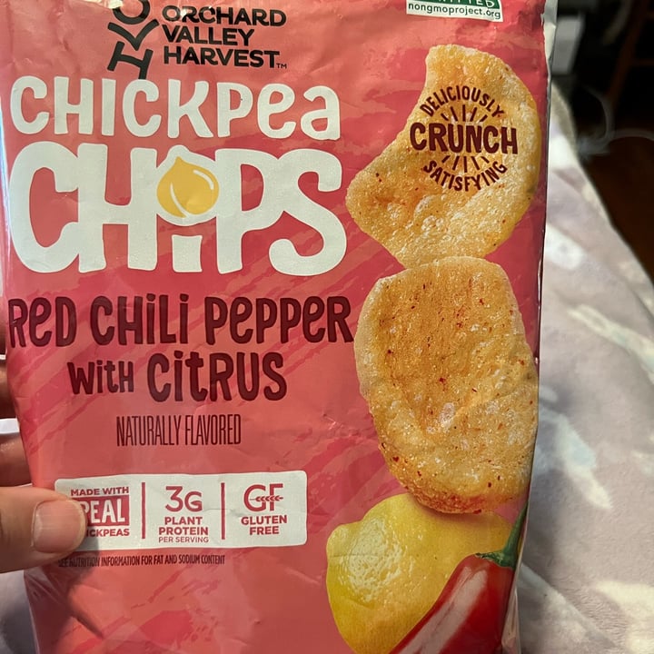 photo of Orchard valley harvest Chickpea Chips Red Chili Pepper with Citrus shared by @allycat38 on  30 Aug 2023 - review