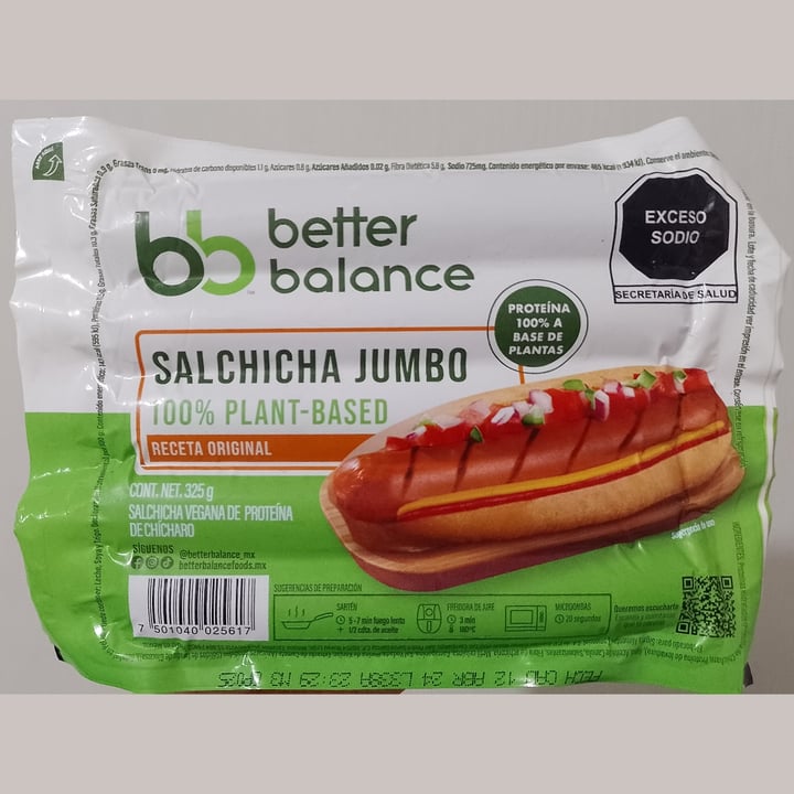 photo of better balance Salchicha jumbo shared by @vicmartinezs on  24 Mar 2024 - review