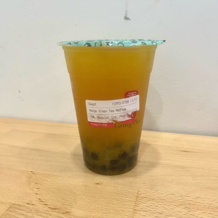 photo of Gong Cha Mango Green Tea shared by @oliviazheng on  23 Jun 2024 - review