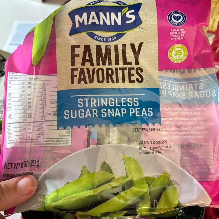 photo of Mann’s Stringless Sugar Snap Peas shared by @kristin548 on  04 Aug 2025 - review