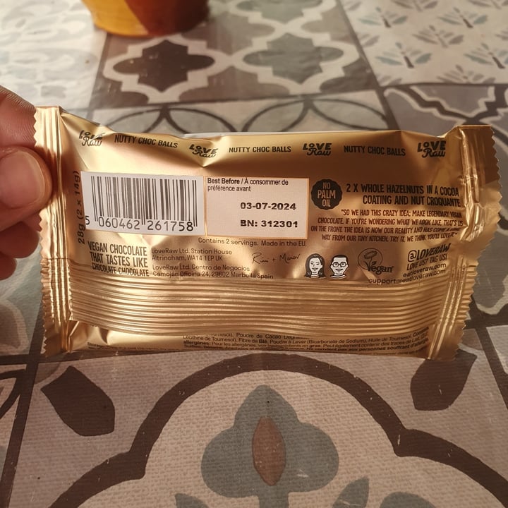 photo of LoveRaw Nutty Choco Balls shared by @davidganja on  14 Sep 2023 - review
