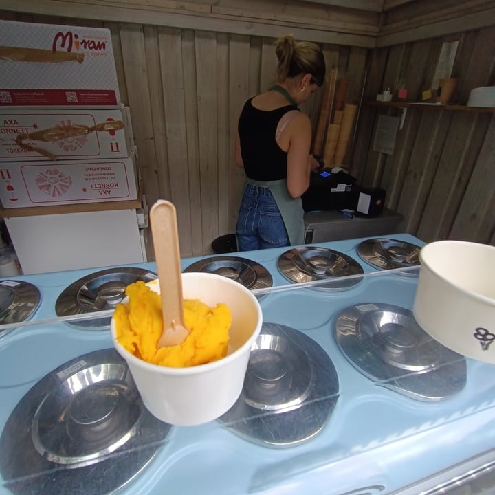 photo of KÚTHÁZ Újhullámos kávékortyoló mango ice cream shared by @flowvegan on  10 Jun 2024 - review