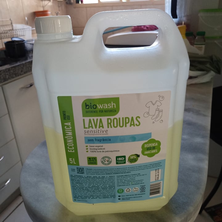 photo of Biowash Lava Roupas Sensitive 5L shared by @chuusavethebees on  19 Sep 2023 - review