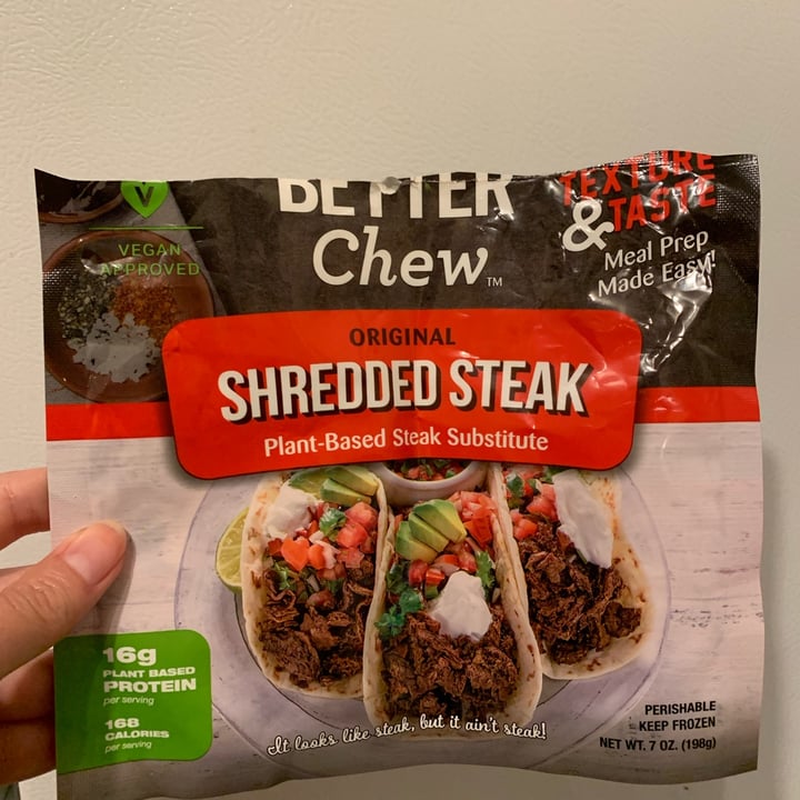 photo of Better Chew Shredded Steak shared by @vegoutvictoria on  27 Apr 2024 - review