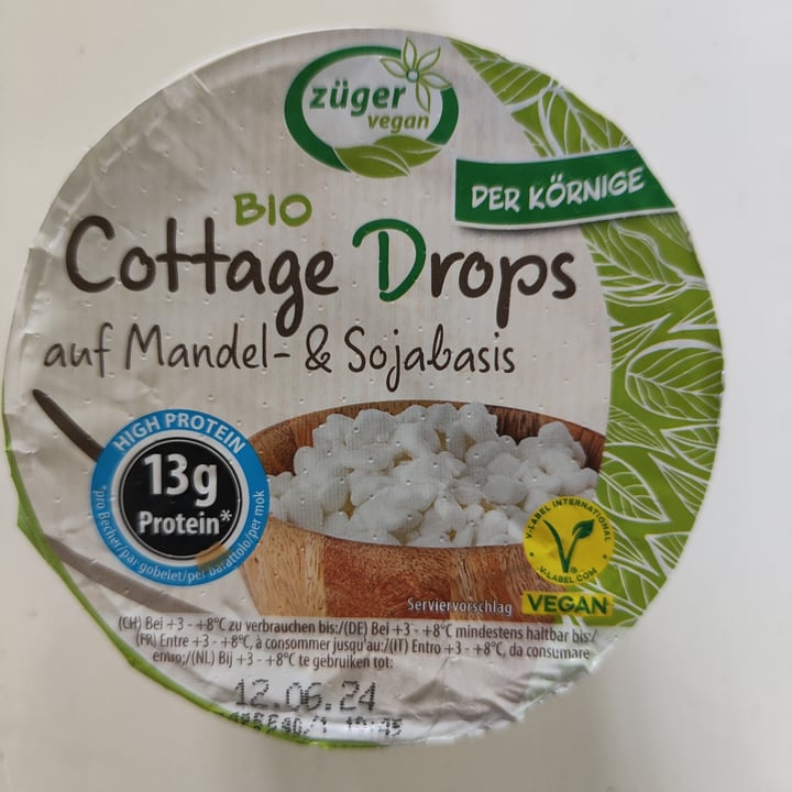 photo of Züger vegan Cottage Drops shared by @angelveganix on  31 May 2024 - review