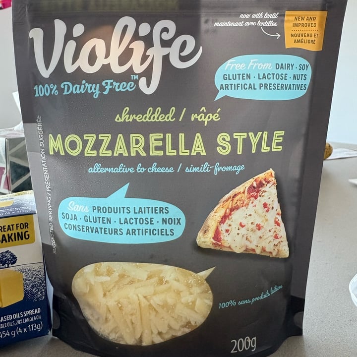 photo of Violife Violife Shredded Mozzarella Style Alternative to Cheese shared by @helloitsme on  21 Aug 2025 - review