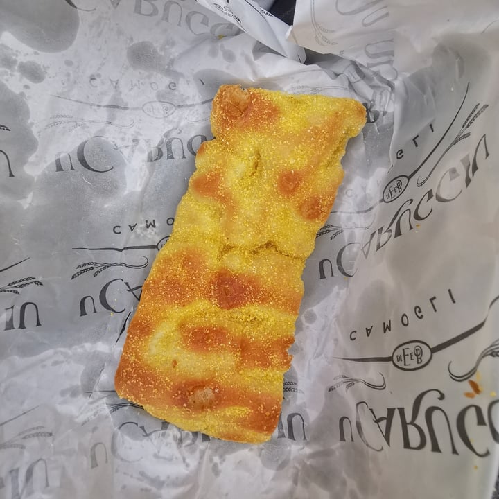 photo of U Caruggiu Focaccia con mais shared by @posataverde on  13 Aug 2025 - review