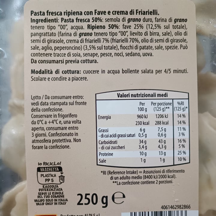 photo of MyVay Girasoli con Crema di Fave e Friarielli shared by @giudymorale on  21 Jun 2024 - review