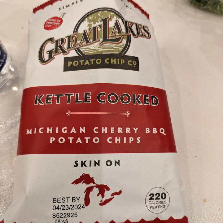 Great Lakes Potato Chip Co. Michigan Cherry Bbq Chips Review abillion