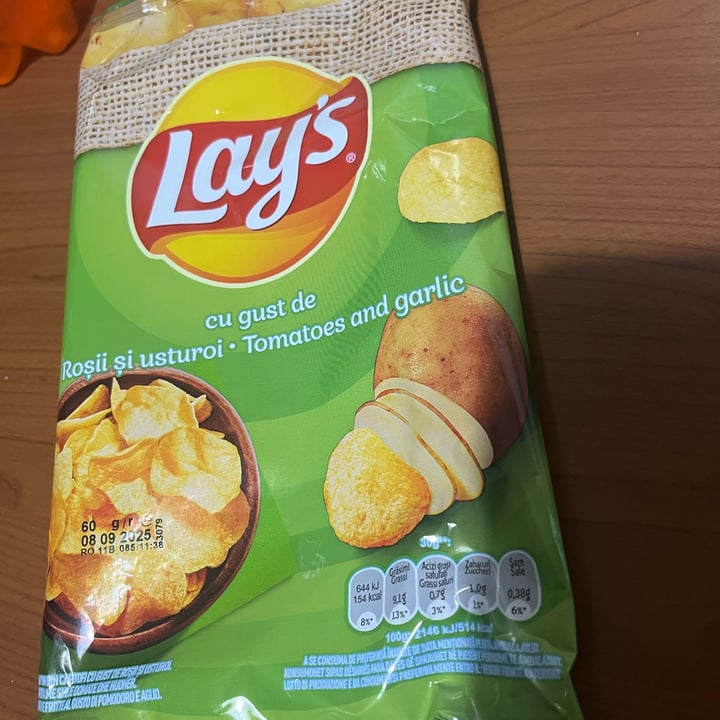 photo of Lay's tomatoes and garlic shared by @alyssakim on  24 Sep 2025 - review