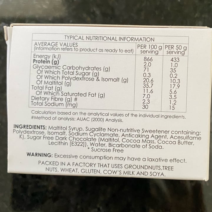 photo of Macro Mixes Sugar Free Honeycomb shared by @saveg on  08 Oct 2025 - review