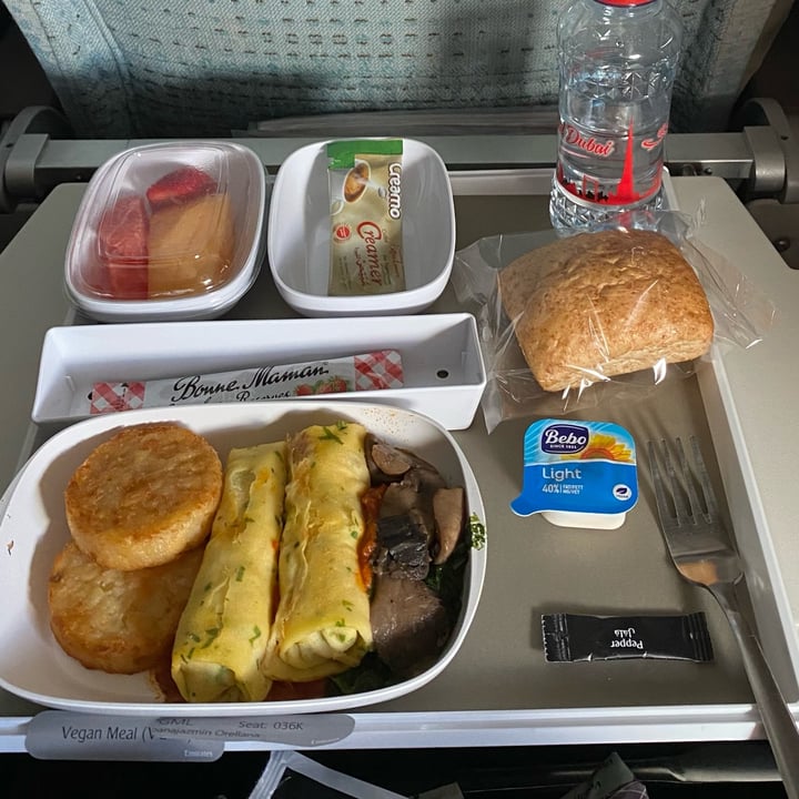 photo of Emirates Strict Vegetarian Meal (Vegan) - Lunch shared by @jazminorellanaok on  01 Mar 2024 - review