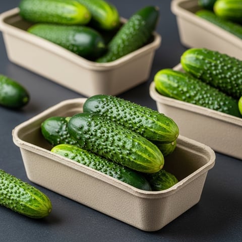 Easy & Refreshing Mini Cucumber Salad: A Convenient Vegan Side Dish