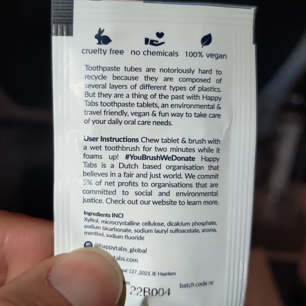 Happy tabs Toothpaste Tablets Reviews abillion