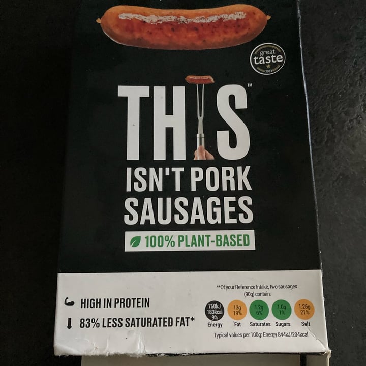 photo of THIS This Isn’t Pork Sausages shared by @joanne71 on  17 Mar 2024 - review
