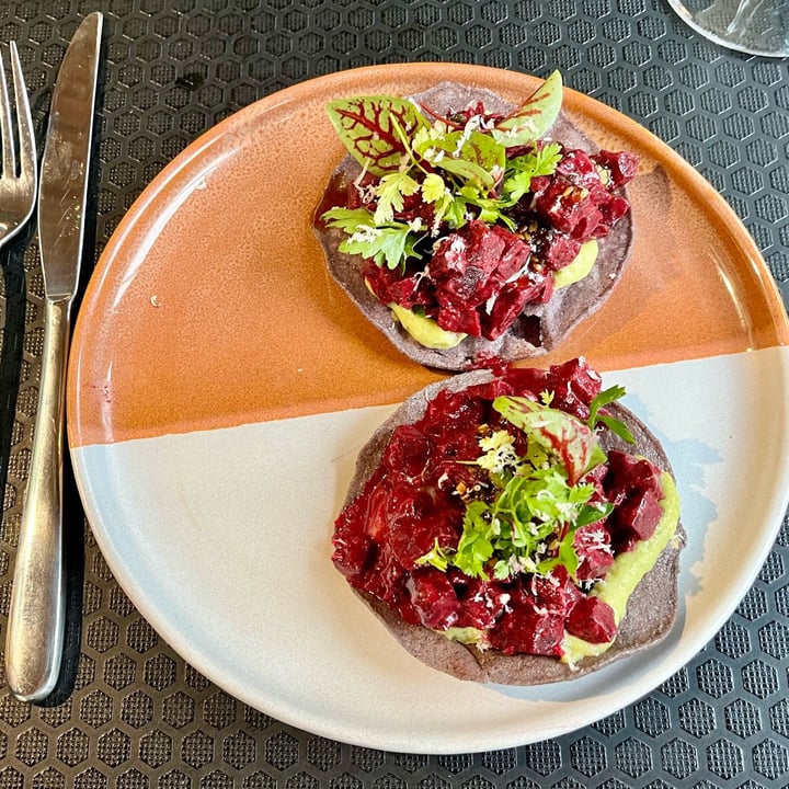 photo of Wahaca Southbank New Beet Tartare Tostadas shared by @sianski on  06 Nov 2024 - review