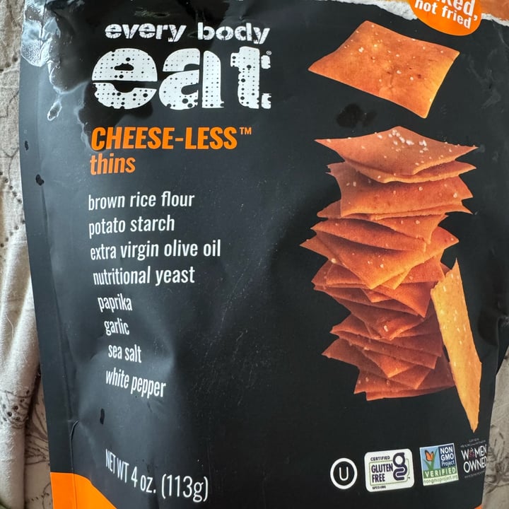 photo of Every Body Eat Cheese-less Thins shared by @sandrews on  17 Aug 2024 - review