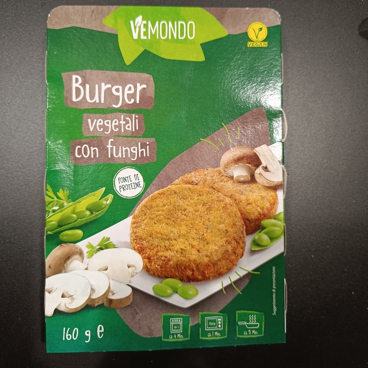 photo of Vemondo 2 burger ai funghi shared by @beusait on  26 Nov 2024 - review