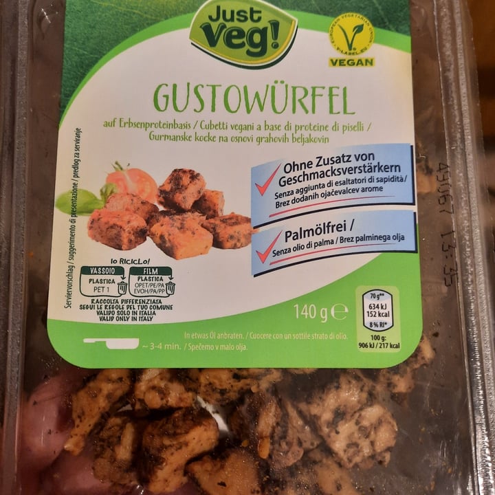 photo of Just Veg! (ALDI Italy) GustoWörfel shared by @frafrancy on  28 Sep 2023 - review