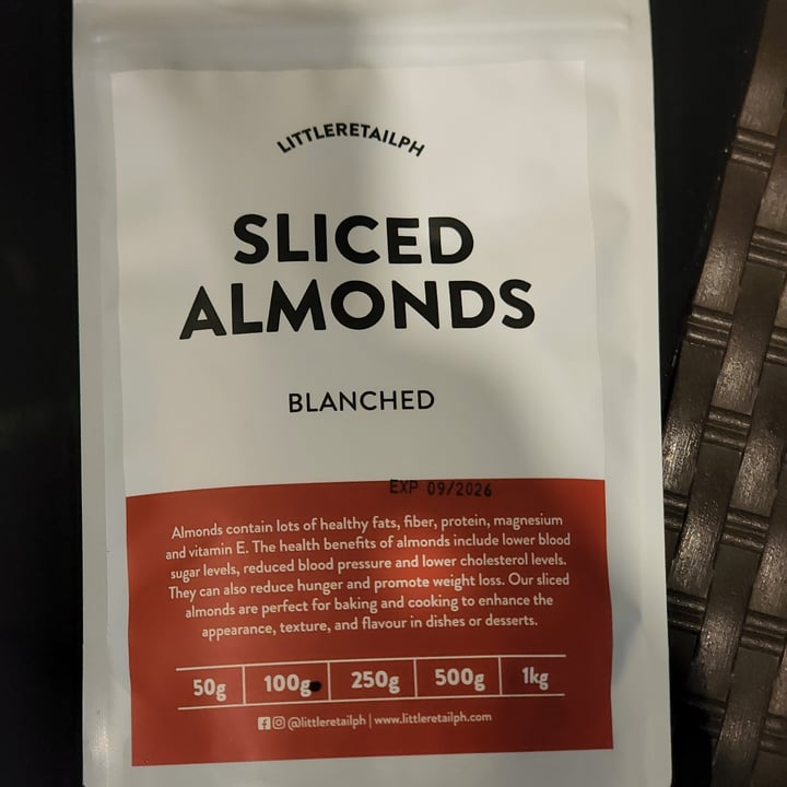 photo of Little Retail PH Sliced Almonds shared by @teamaldous on  08 Oct 2025 - review