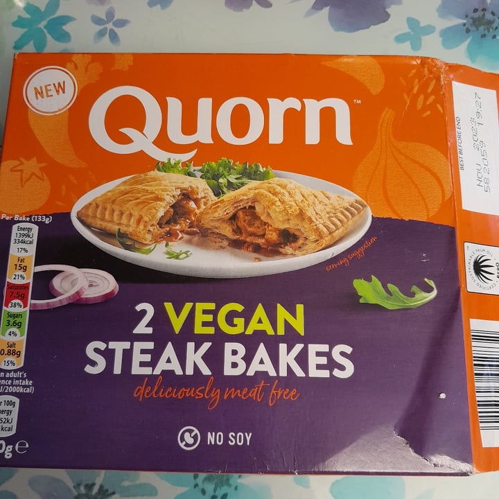 photo of Quorn 2 Vegan Steak Bakes shared by @dazzlingcheetah16 on  27 Oct 2023 - review