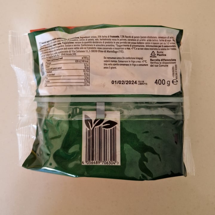 photo of Vemondo Vegan Gnocchi Tomato shared by @martaeffe on  22 Jan 2024 - review