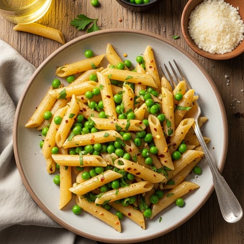 Fresh Pea Pasta with Herbs: An Easy & Healthy Vegan Recipe