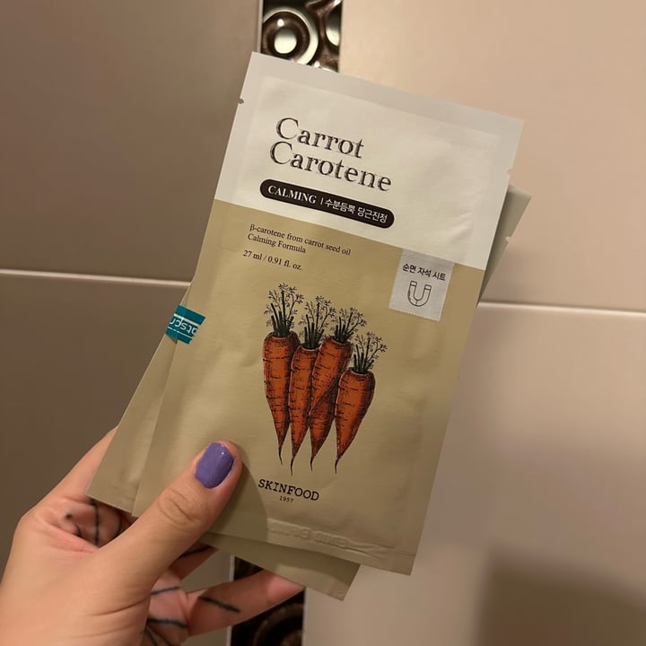 photo of SKINFOOD Carrot Carotene Mask shared by @dafnelately on  24 Apr 2024 - review