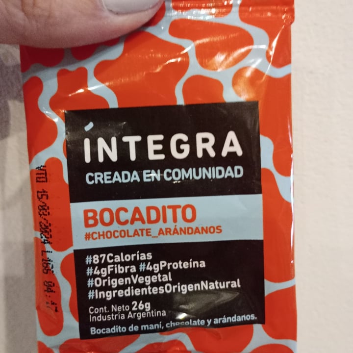 photo of Integra BOCADITO #arandanos_chocolate shared by @cintiasoro on  24 Sep 2023 - review