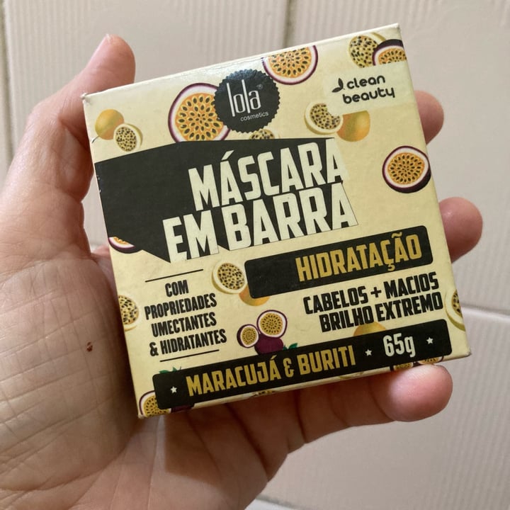 photo of Lola Cosmetics Máscara em Barra Hidratação Maracujá & Buriti shared by @allecrodrigues on  02 Mar 2025 - review