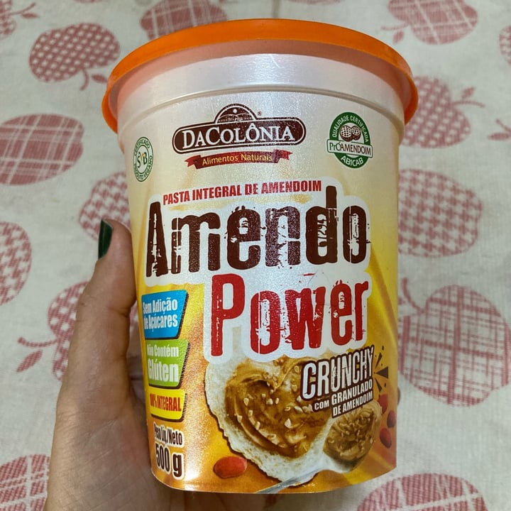 photo of DaColônia Amendo Power Crunch shared by @allecrodrigues on  13 Mar 2024 - review