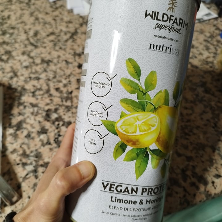 photo of Wildfarm superfood Vegan Protein Limone &Moringa shared by @lauraemarco on  23 Apr 2024 - review