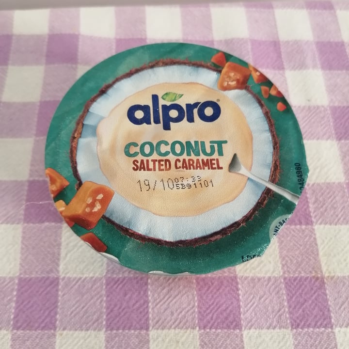 photo of Alpro Yogurt Coconut Salted Caramel shared by @govegan2020 on  18 Sep 2023 - review