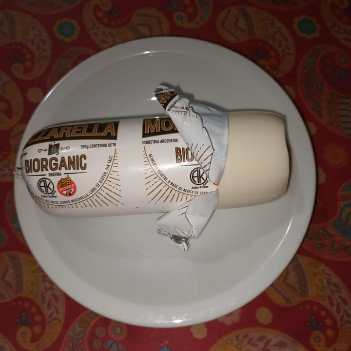 photo of Biorganic Queso muzzarella shared by @braianvegan on  12 Sep 2023 - review