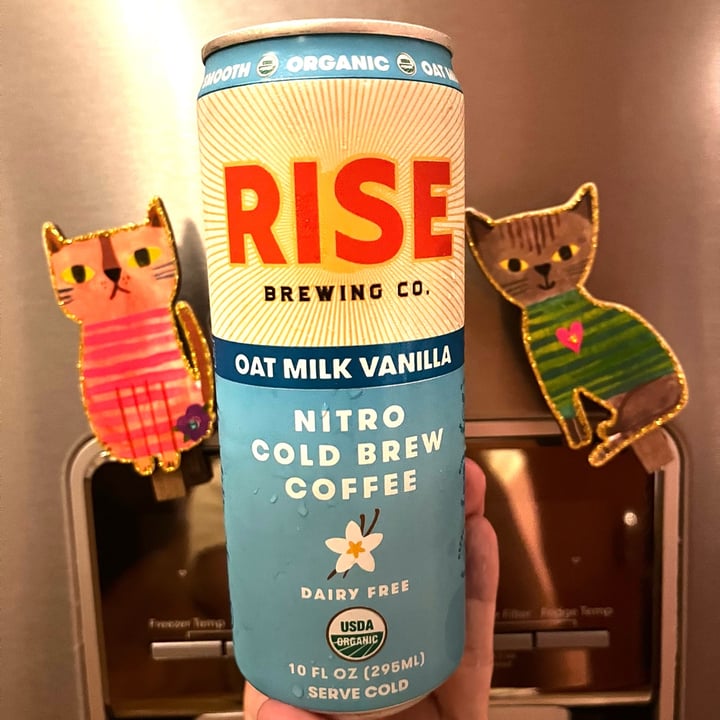photo of Rise brewing co . Oat MilkVanilla Nitro Cold Brew Coffee shared by @bandita on  21 Apr 2024 - review