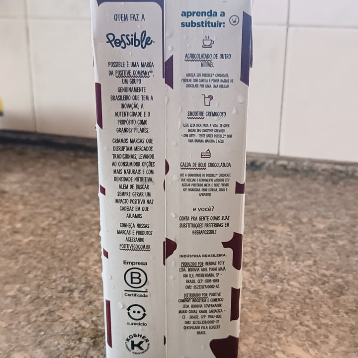 photo of Possible Sabor Chocolate Sem Leite shared by @carlak on  25 Nov 2024 - review