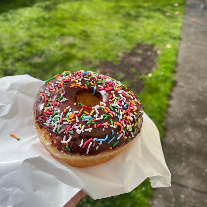 photo of Gotham Doughnuts Coburg Iced Chocolate Donut shared by @veganadam on  30 Aug 2025 - review