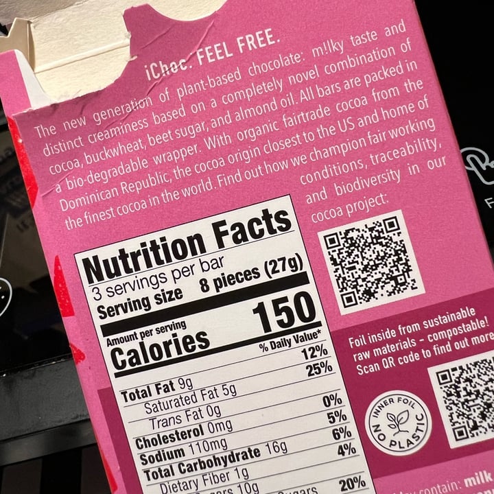 photo of iChoc salty pretzel vegan m!lk-l!ke shared by @ksvegan17 on  16 Jul 2025 - review
