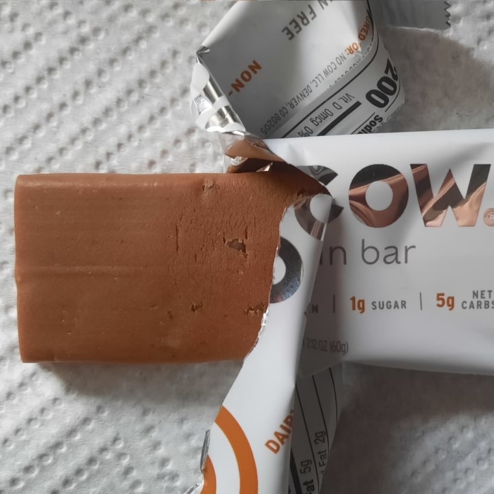 photo of No Cow Peanut Butter Chocolate Chip Bar shared by @anonvegan on  18 Aug 2024 - review