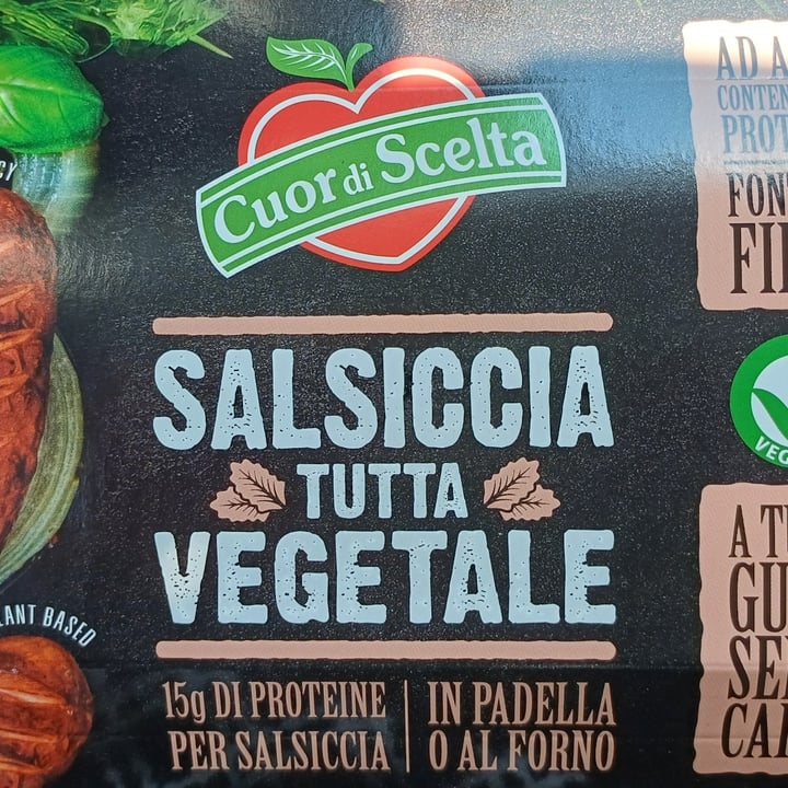 photo of Cuor di scelta Salsiccia Tutta Vegetale shared by @frainno on  14 Aug 2024 - review