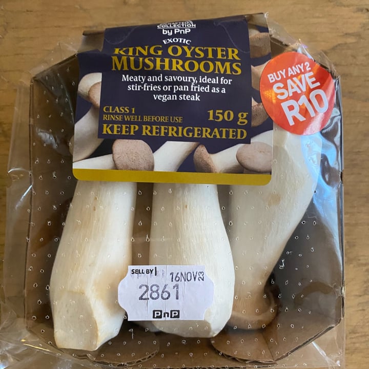 photo of Pick n Pay Exotic King Oyster Mushrooms shared by @reshmikhan on  15 Nov 2023 - review