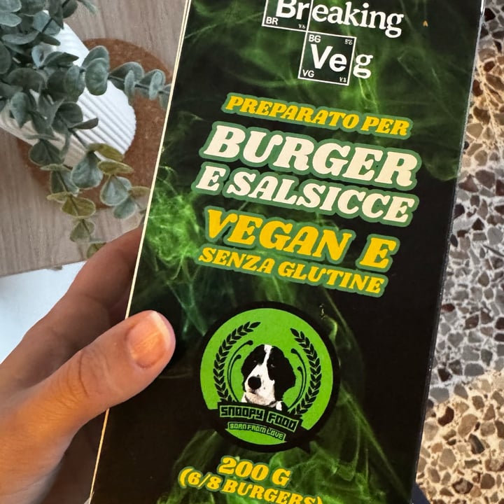 photo of Snoopy Food Preparato Per Burger Vegani shared by @laspesavegana on  20 May 2025 - review