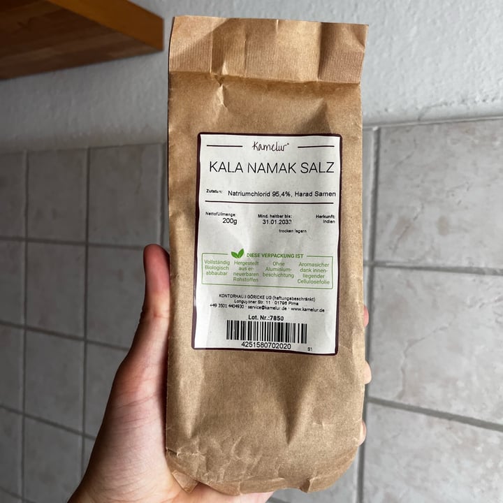 photo of Kamelur Kala Namak Salz shared by @giuliettaveg on  19 Jun 2024 - review