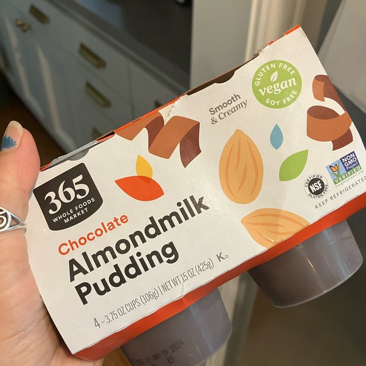photo of 365 Whole Foods Market chocolate almond milk pudding shared by @atwilley on  19 Apr 2024 - review