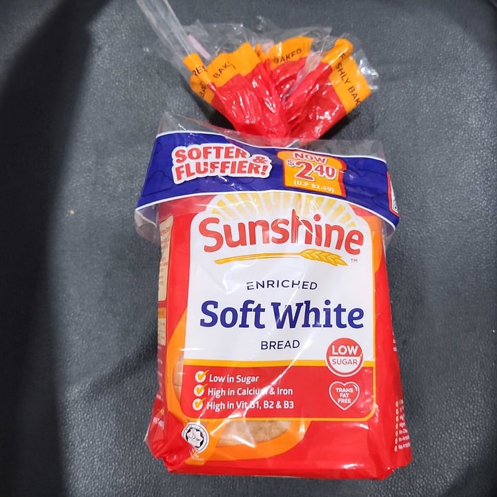 photo of Sunshine Bakeries  Enriched Soft White Bread shared by @ahmei on  23 Aug 2024 - review